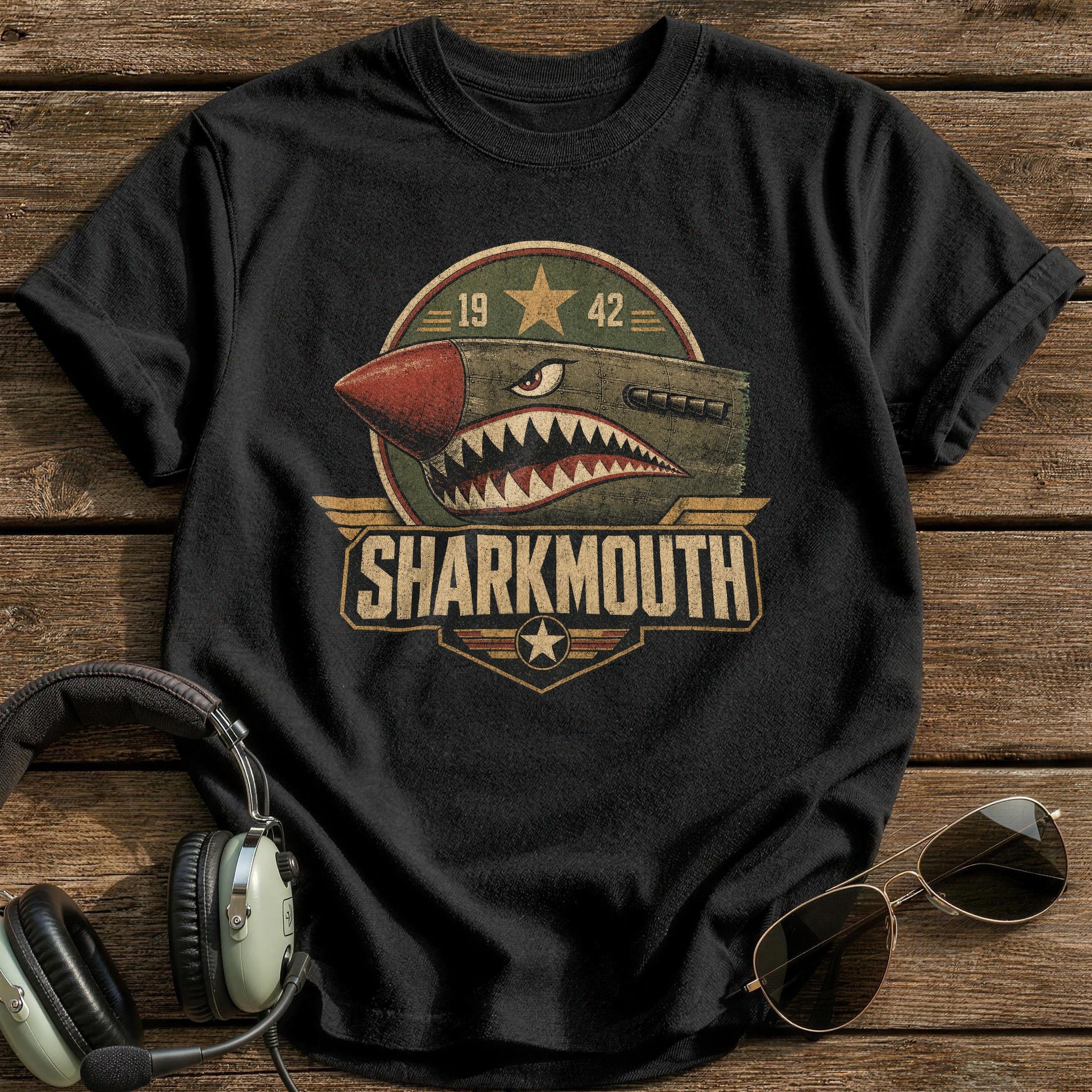 Teeth & Throttle T-Shirt - Black