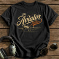 The Aviator-father T-Shirt - Black