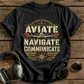 The Aviator's Trinity T-Shirt - Black