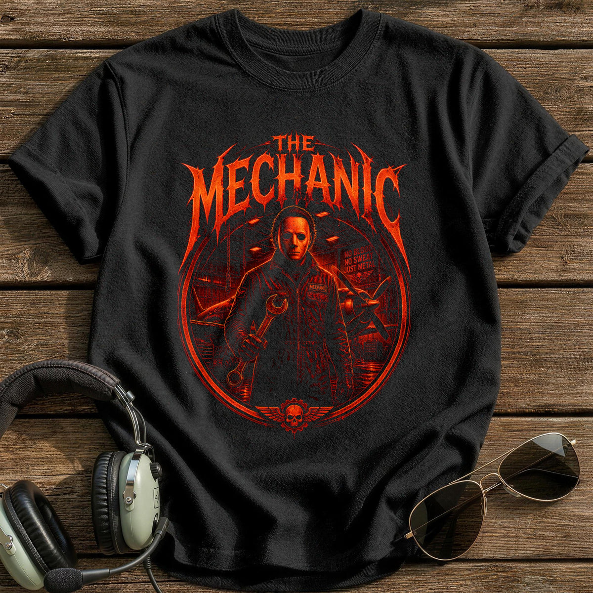 The Mechanic 60 T-Shirt - Black