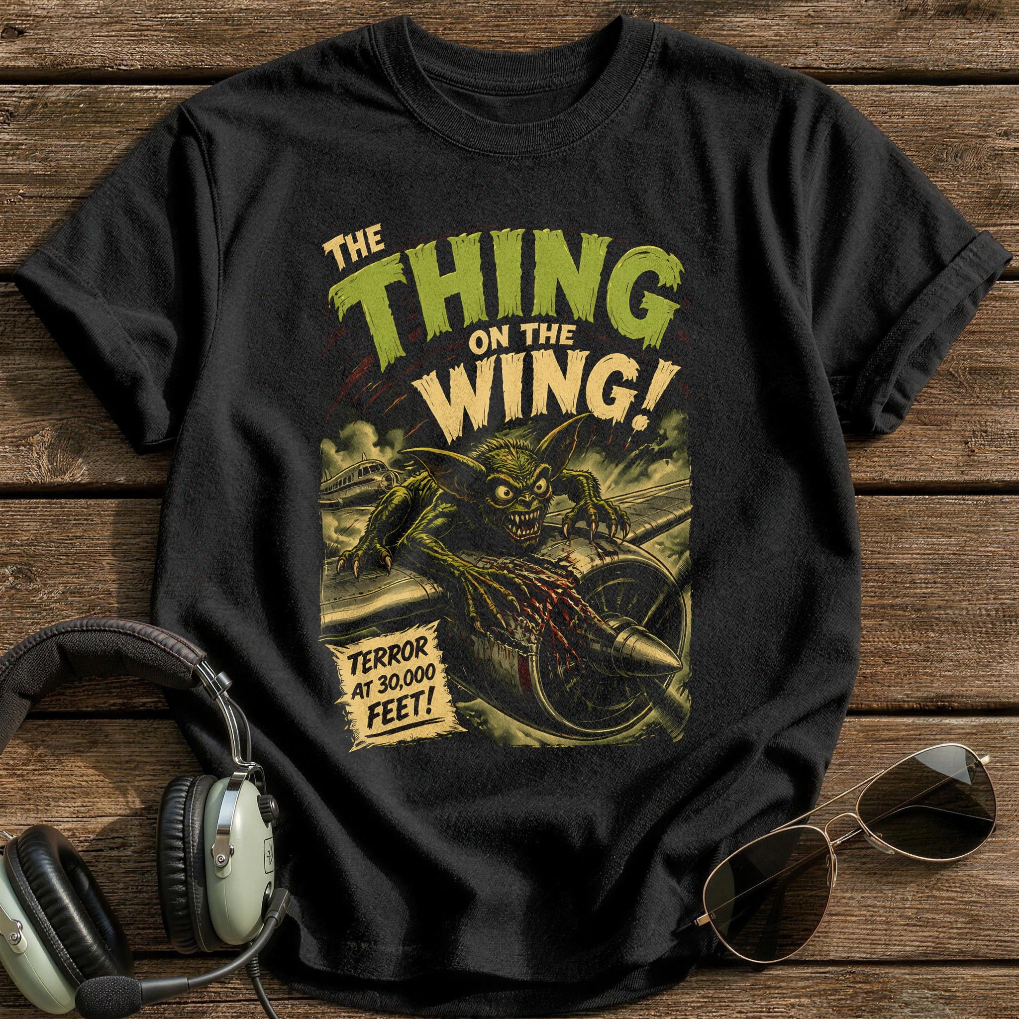 The Thing On The Wing 05 T-Shirt - Black