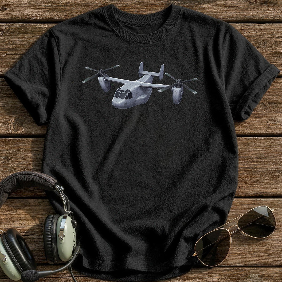 Tiltrotor 83 T-Shirt - Black