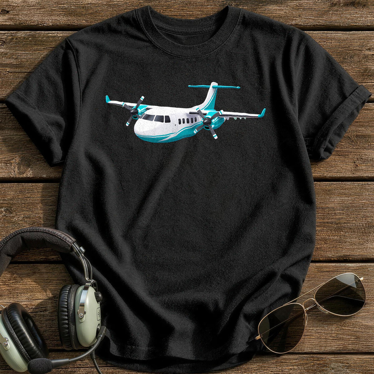 Turboprop 80 T-Shirt - Black