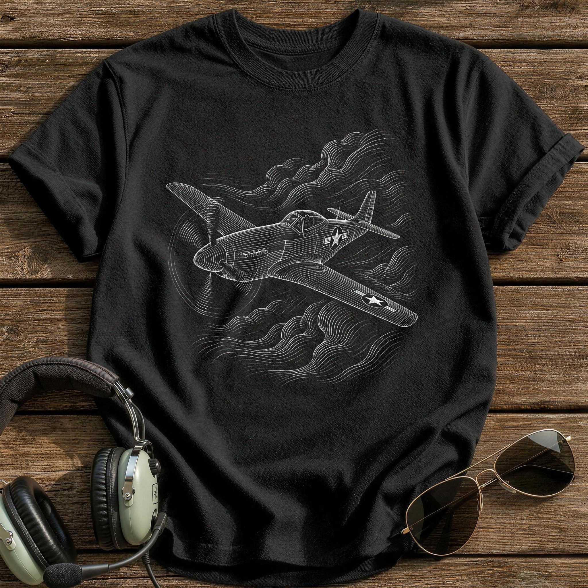 Warplane 27 T-Shirt - Black