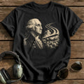 Washington Aviator Portrait T-Shirt - Black