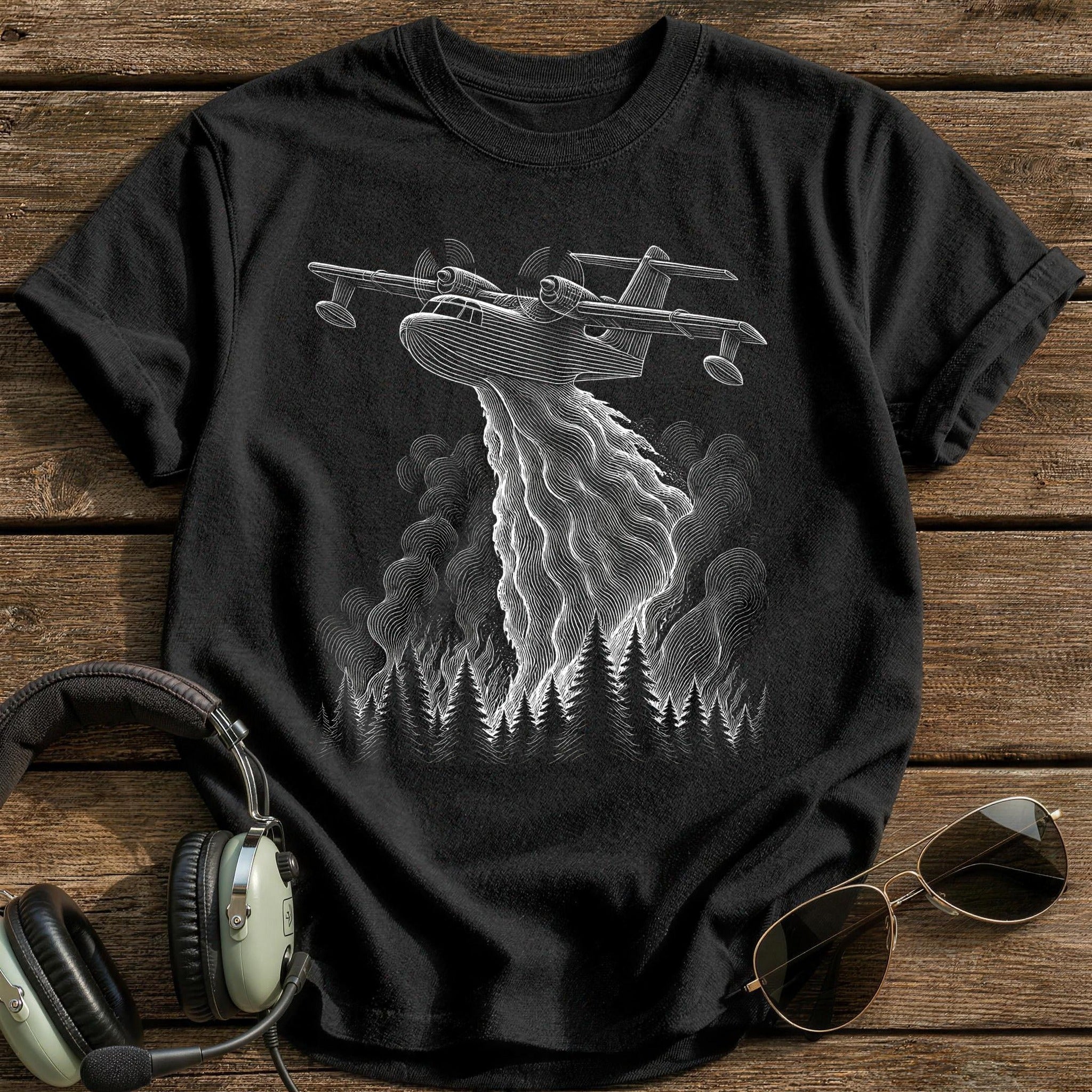 Water Bomber 94 T-Shirt - Black