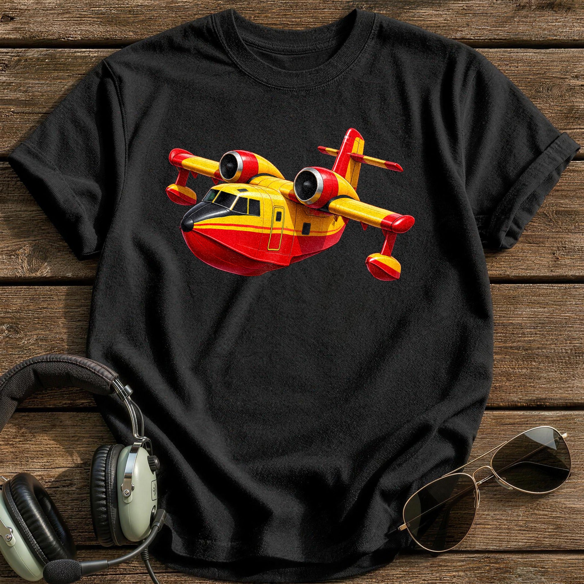 Waterbomber 89 T-Shirt - Black