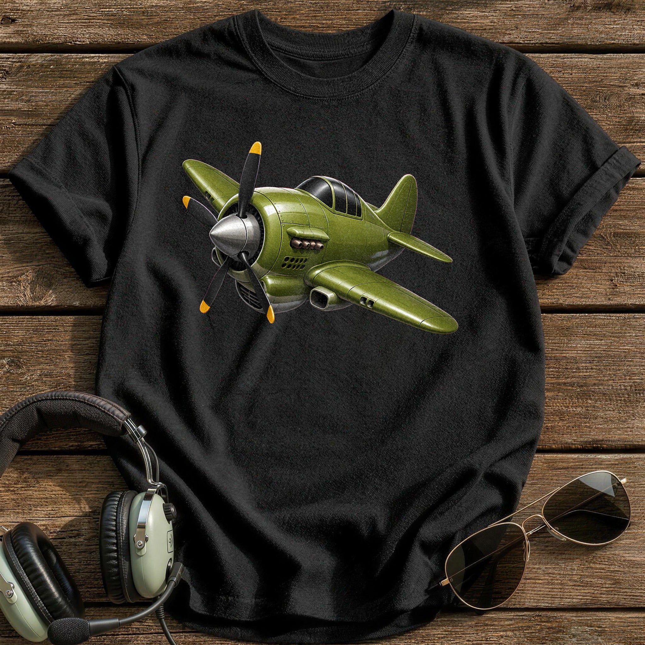Ww2fighter 72 T-Shirt - Black