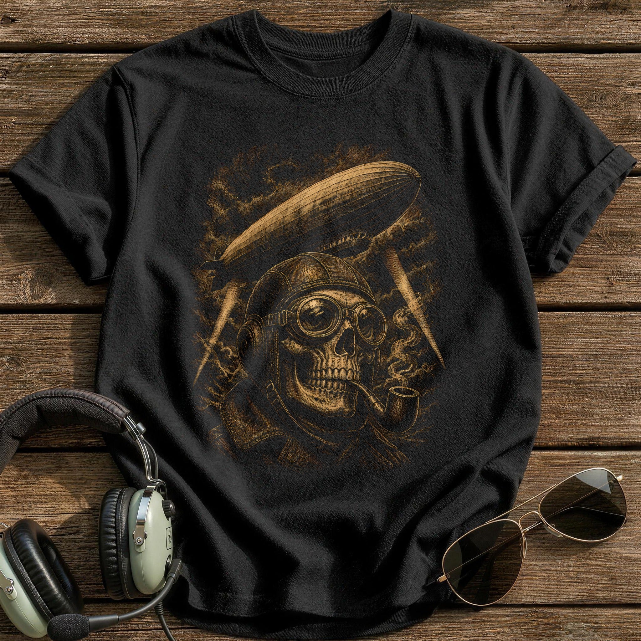 Zeppelin Searchlights 99 T-Shirt - Black
