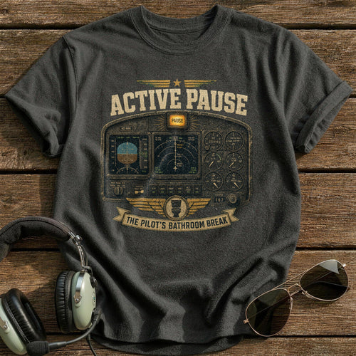 Active Pause T-Shirt - Charcoal
