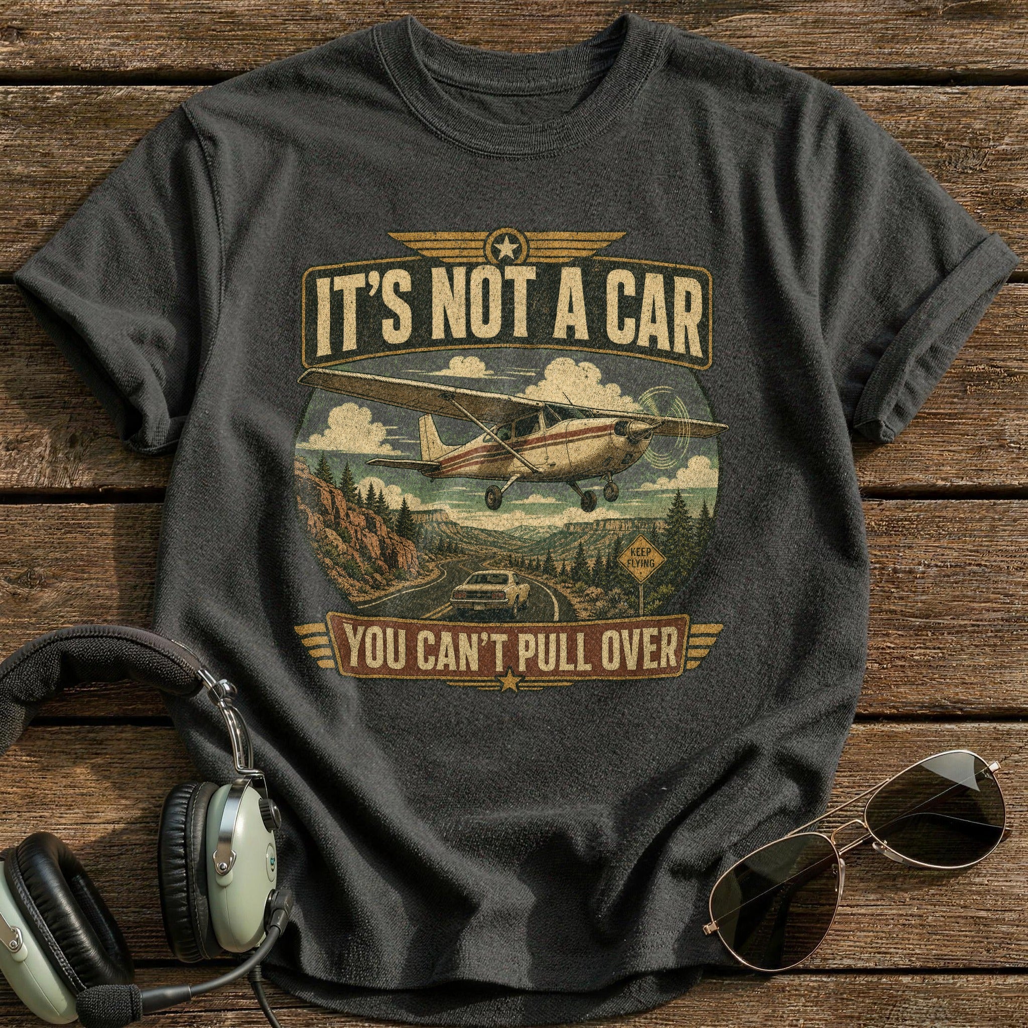 It's not a Car T-Shirt - Charcoal