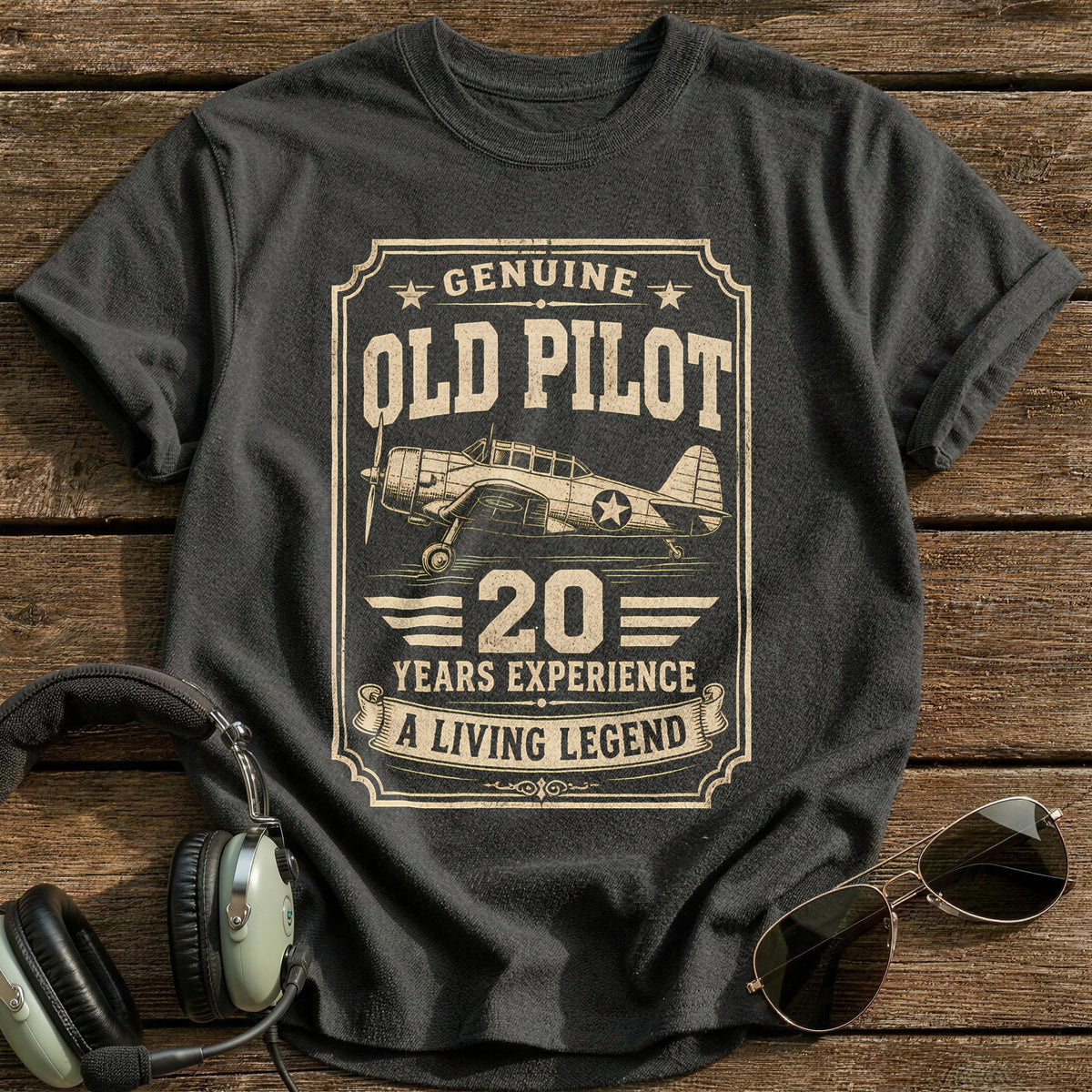 20 Living Legend T-Shirt - Charcoal