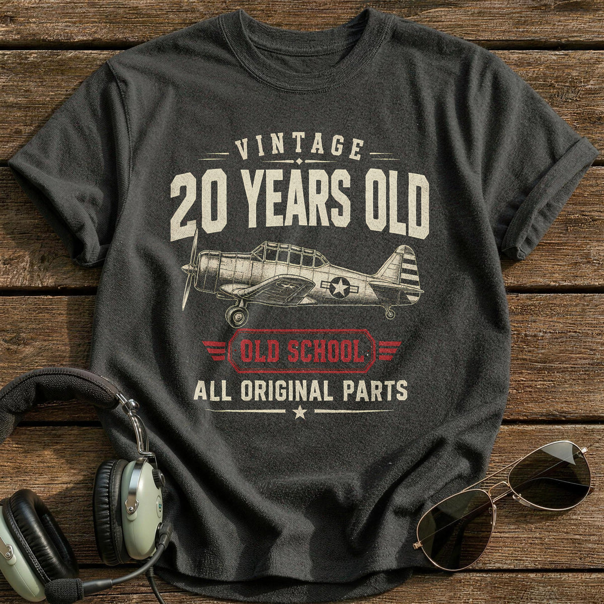 20 Original Parts T-Shirt - Charcoal