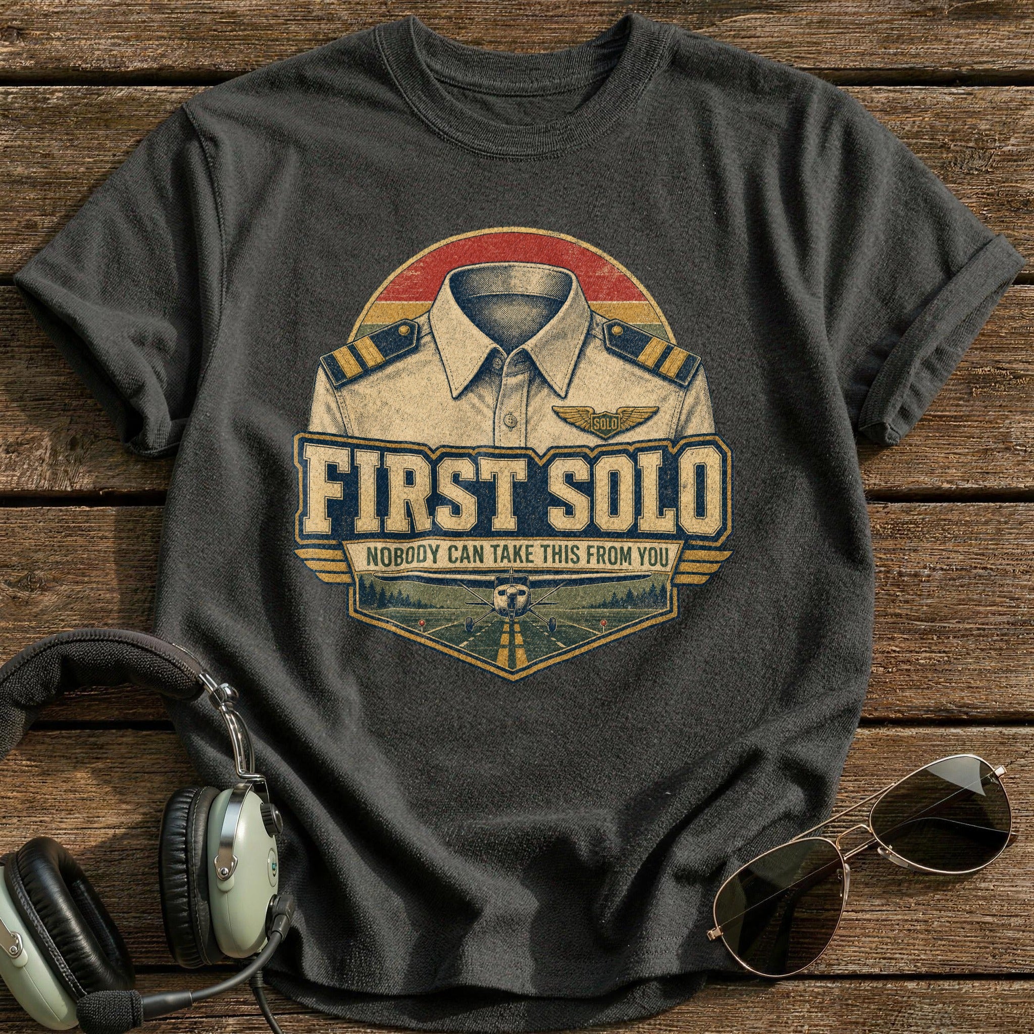 First Solo T-Shirt - Charcoal