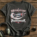 250 Years Of Flight T-Shirt - Charcoal