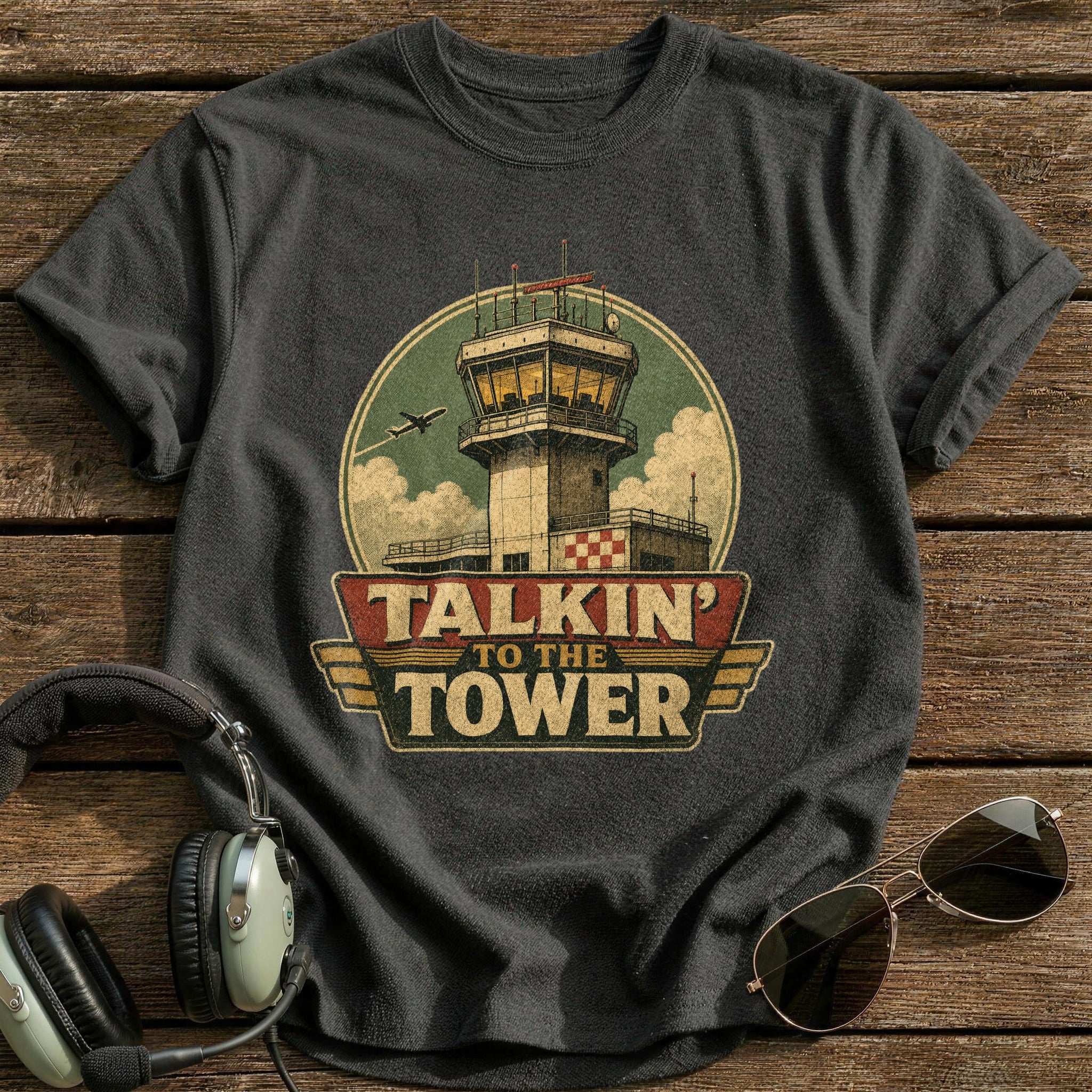 Talkin' to the Tower T-Shirt - Charcoal