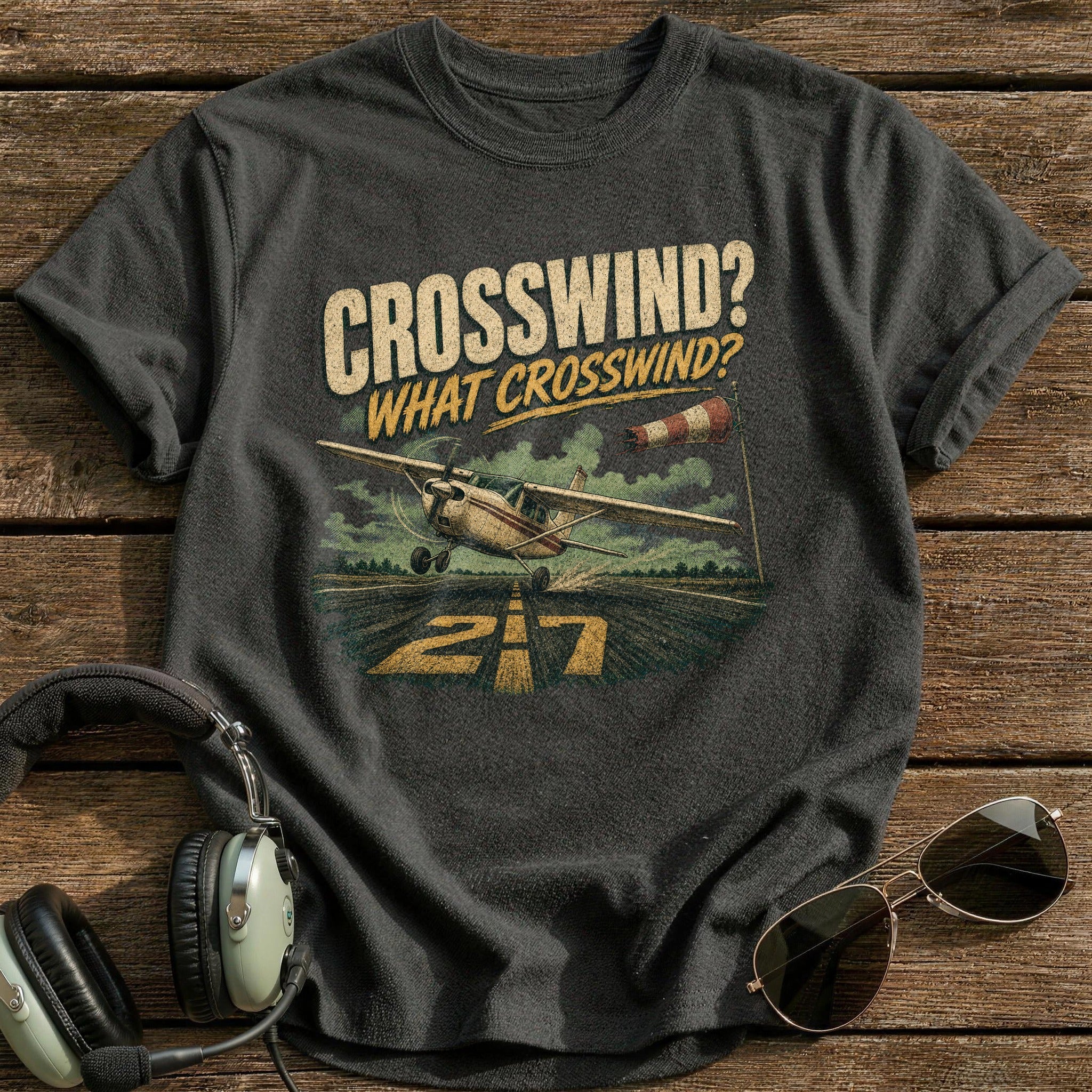 Crosswind What Crosswind T-Shirt - Charcoal
