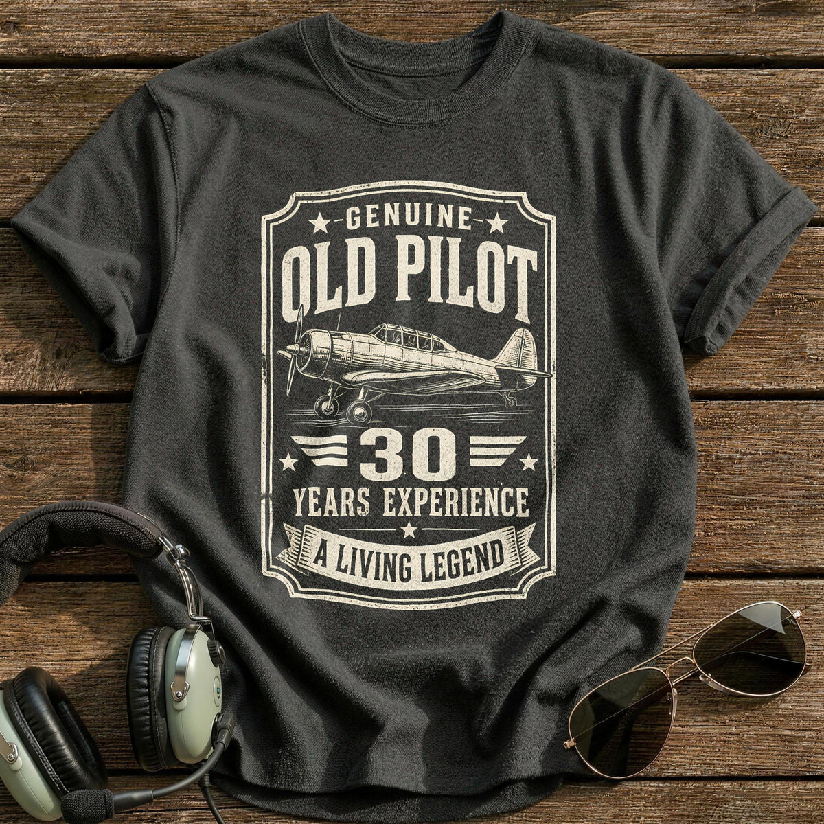 30 Living Legend T-Shirt - Charcoal