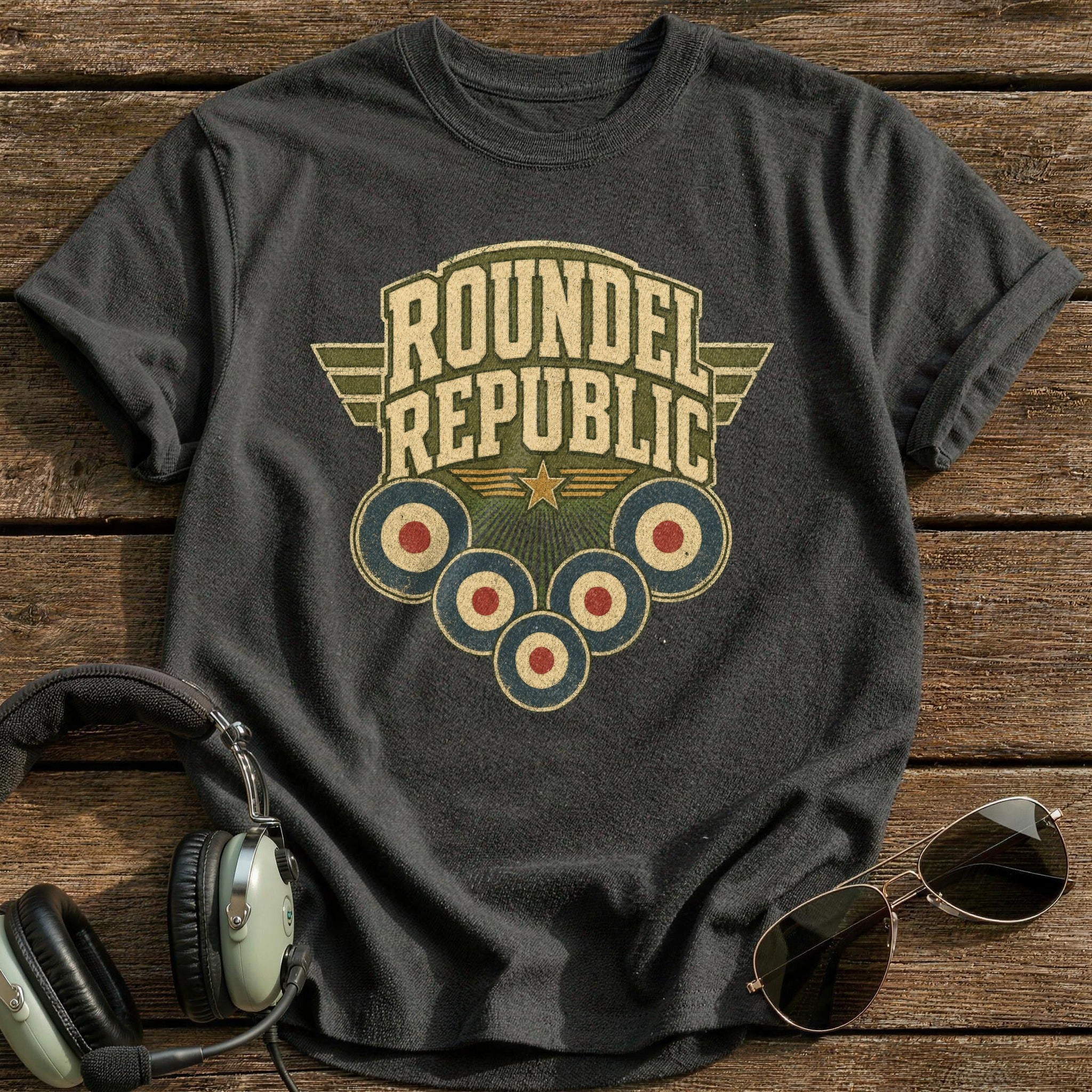 Roundel Republic T-Shirt - Charcoal