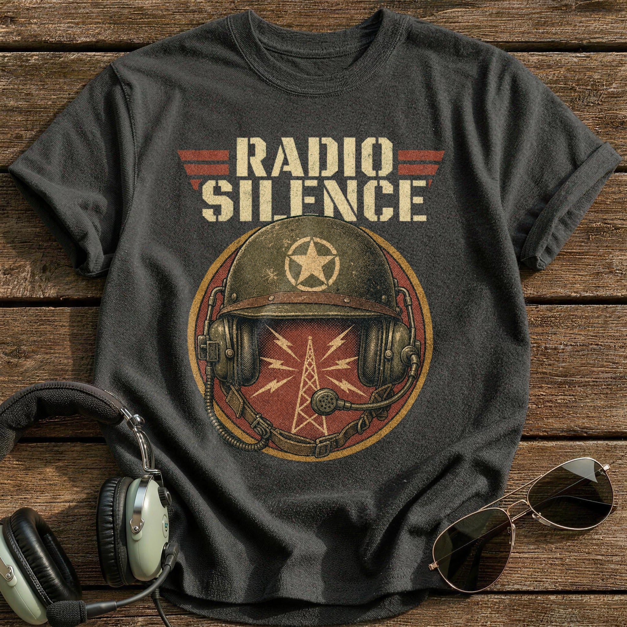 Radio Silence T-Shirt - Charcoal