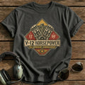 V-12 Horsepower T-Shirt - Charcoal