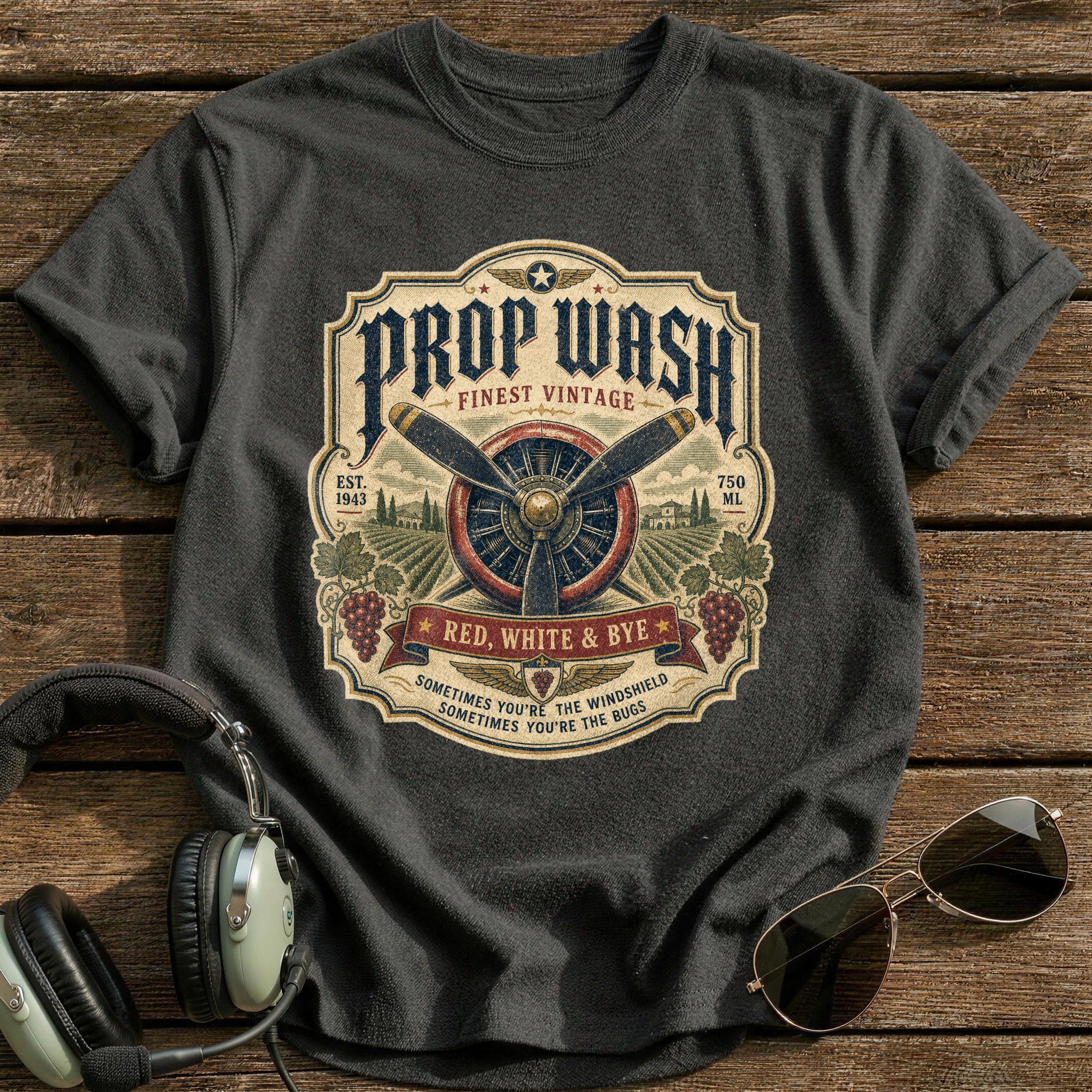 Prop Wash T-Shirt - Charcoal