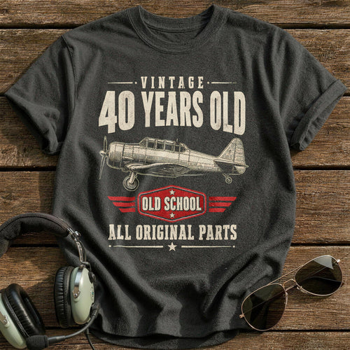 40 Original Parts T-Shirt - Charcoal
