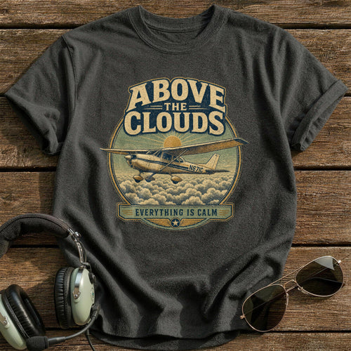 Above the Clouds T-Shirt - Charcoal