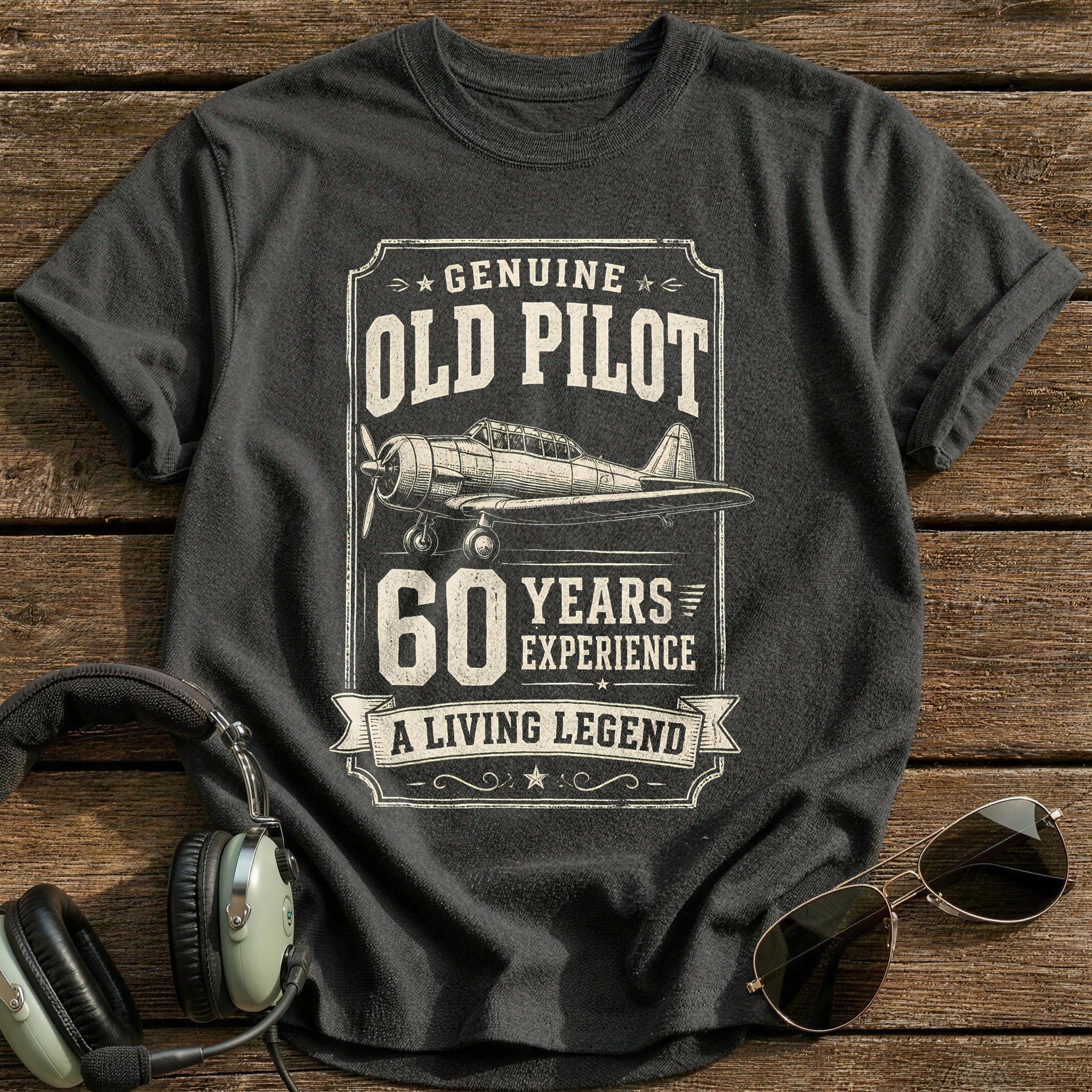 60 Living Legend T-Shirt - Charcoal