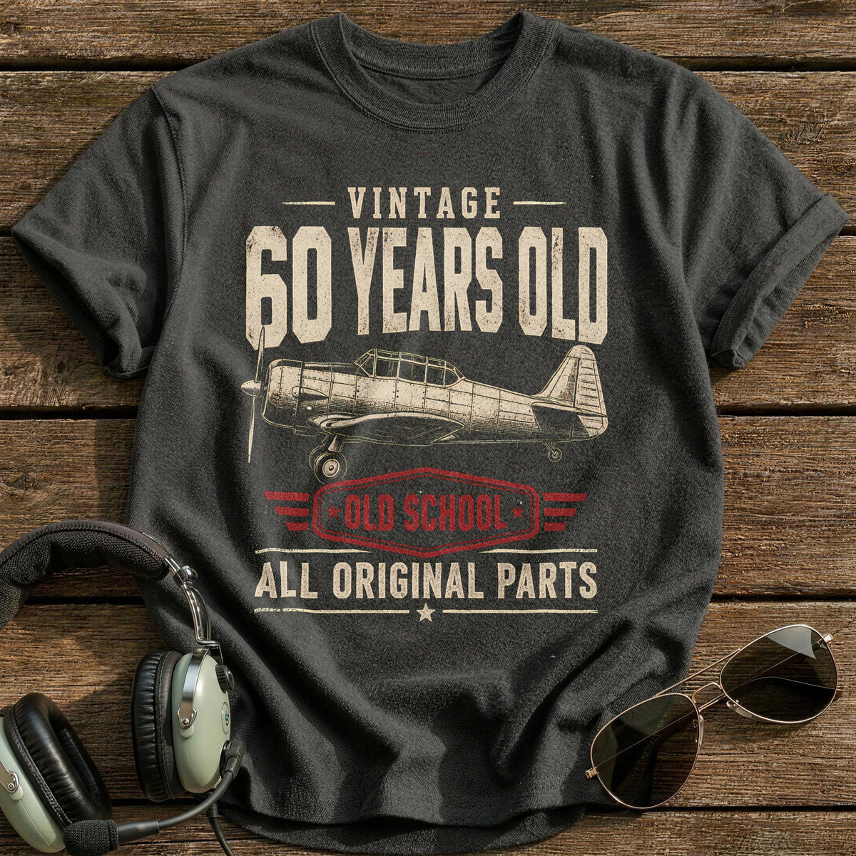 60 Original Parts T-Shirt - Charcoal