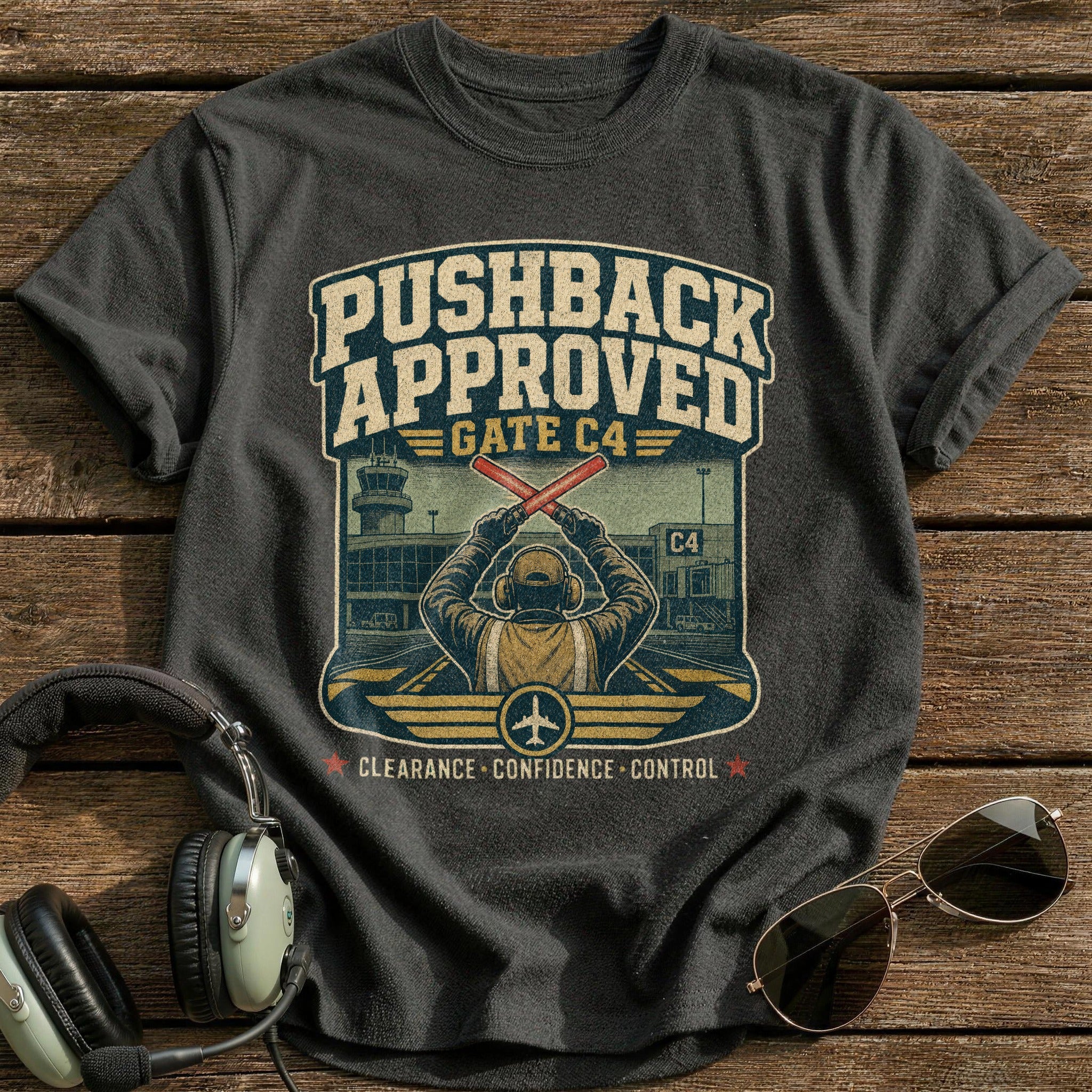 Pushback Approved T-Shirt - Charcoal