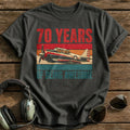 70 Being Awesome T-Shirt - Charcoal