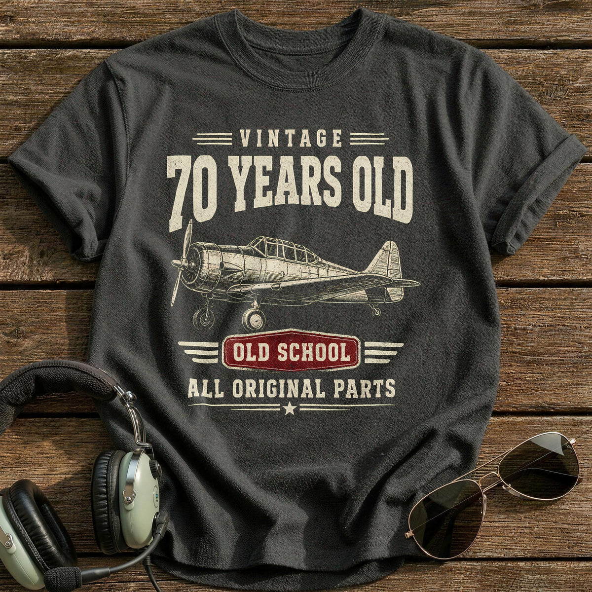 70 Original Parts T-Shirt - Charcoal