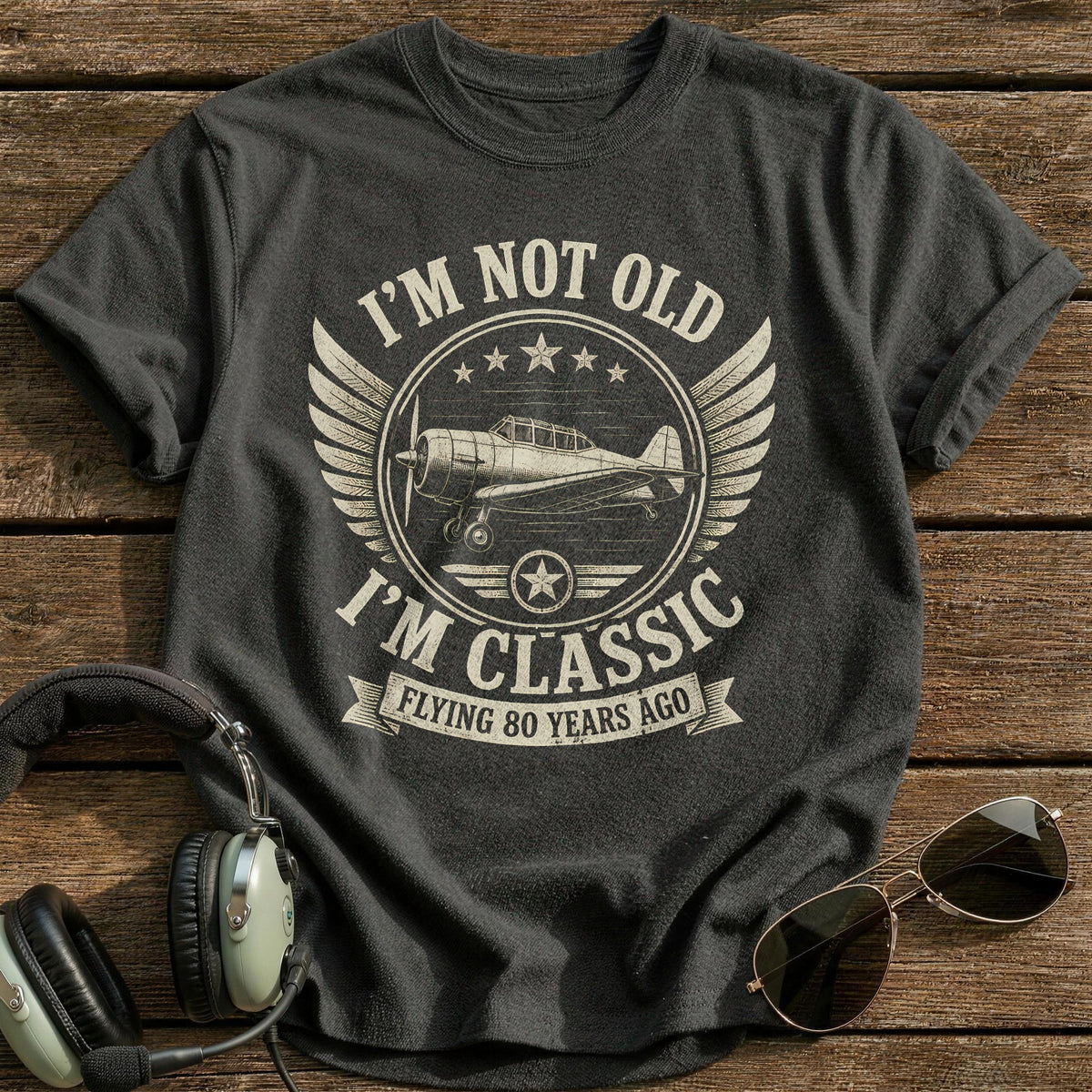 80 Im Classic T-Shirt - Charcoal