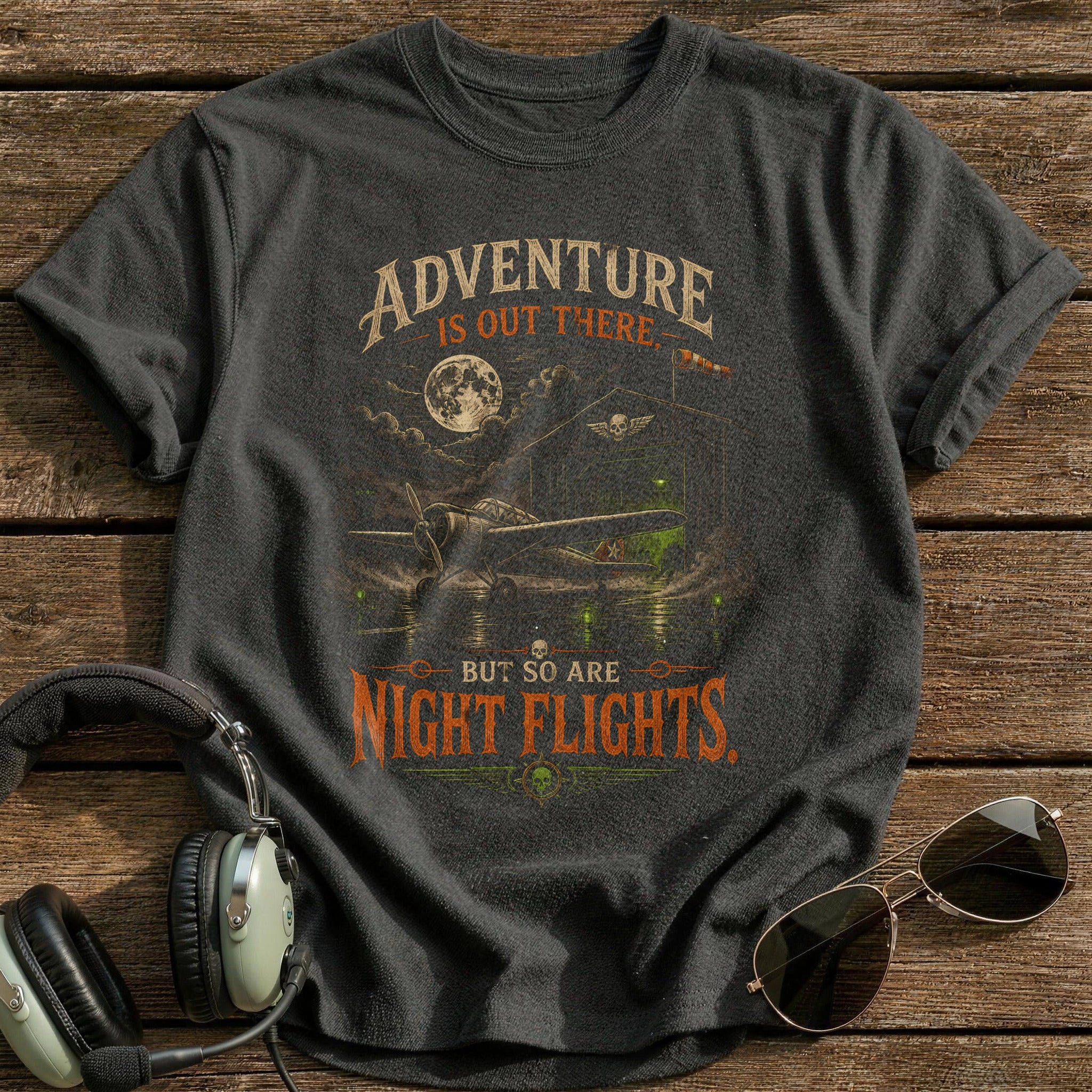 Adventure Night Flights 49 - Charcoal