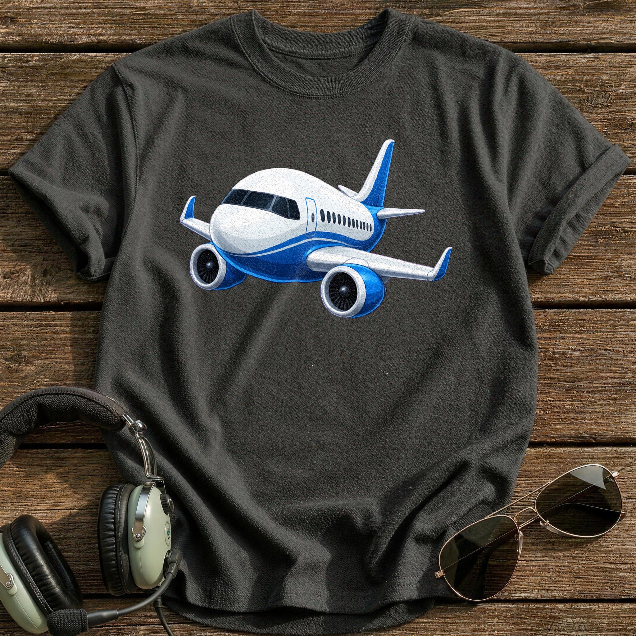 Airliner 98 T-Shirt - Charcoal