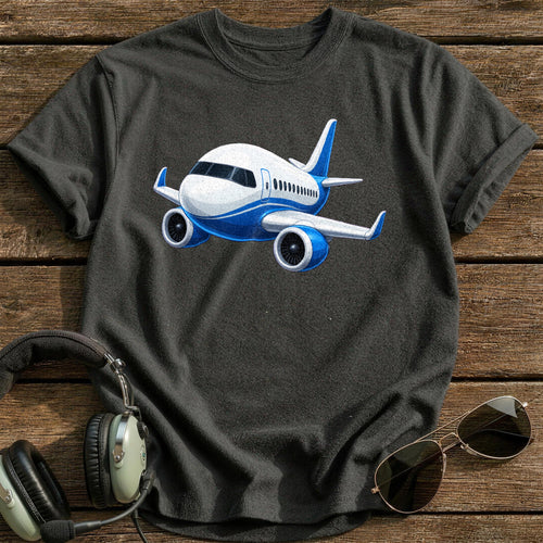 Airliner 98 T-Shirt - Charcoal