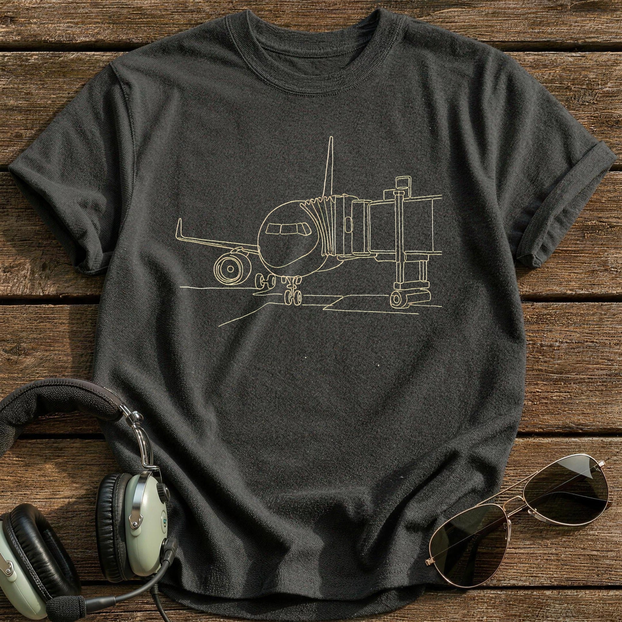 Airliner Gate 31 T-Shirt - Charcoal
