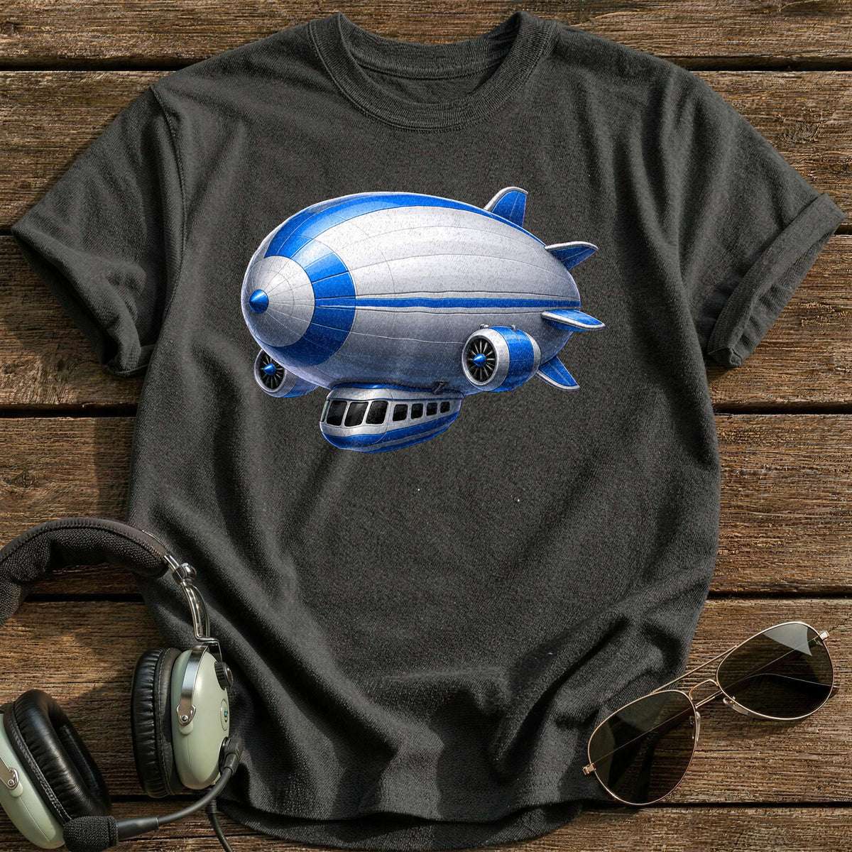 Airship 35 T-Shirt - Charcoal