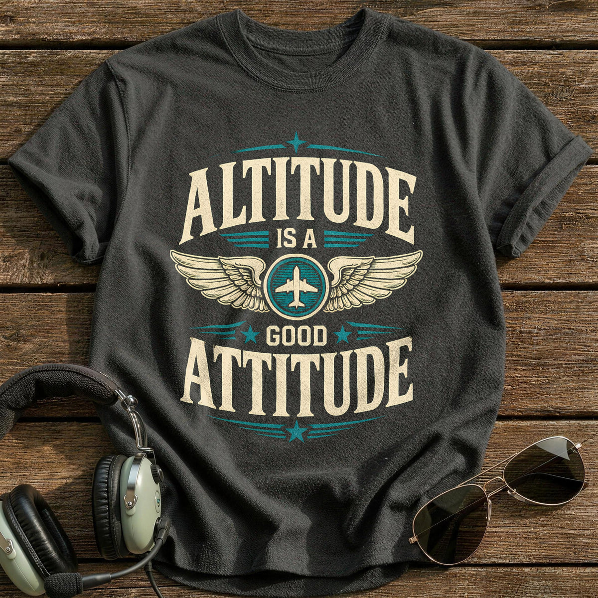 Altitude Attitude 85 T-Shirt - Charcoal