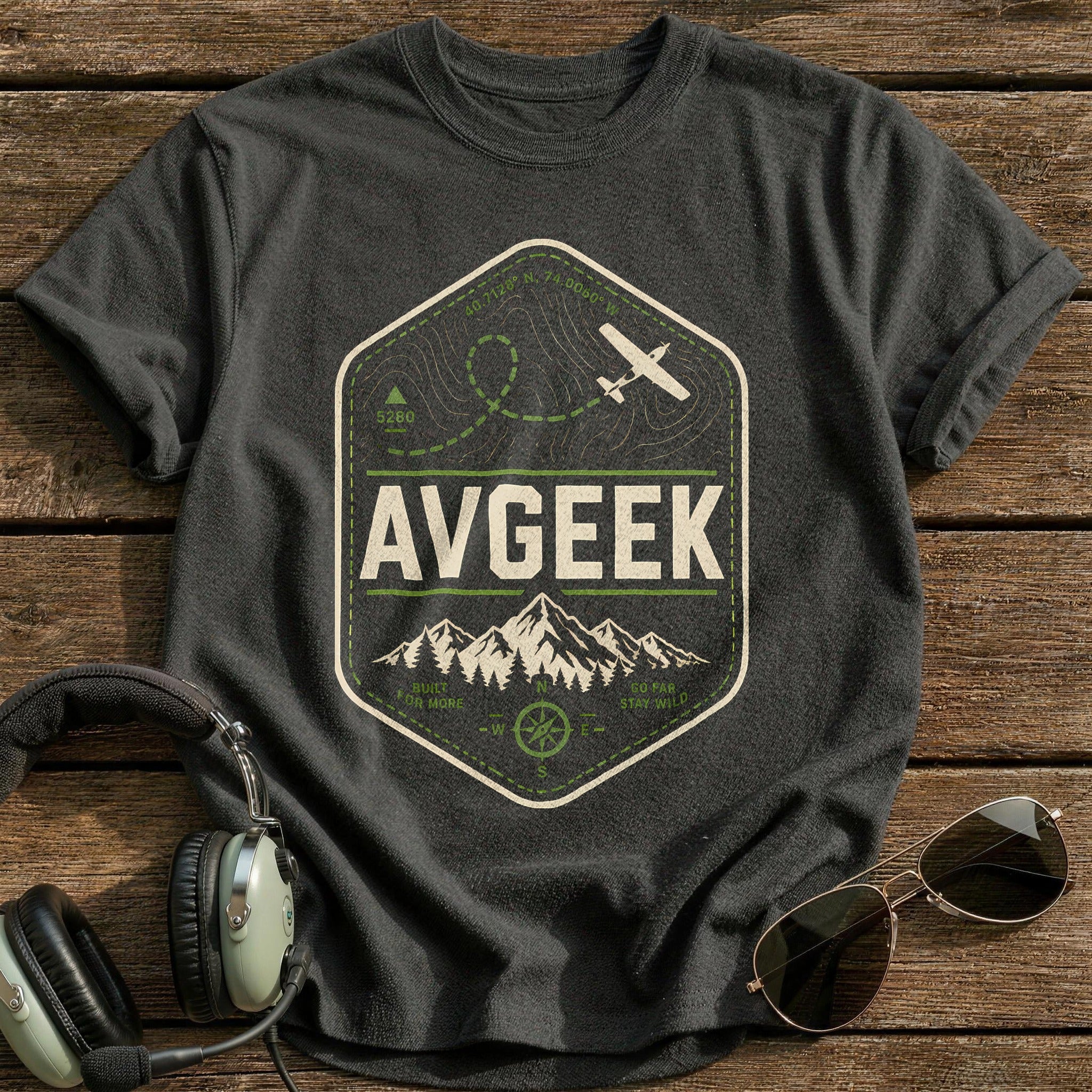 Avgeek Gorpcore 22 T-Shirt - Charcoal
