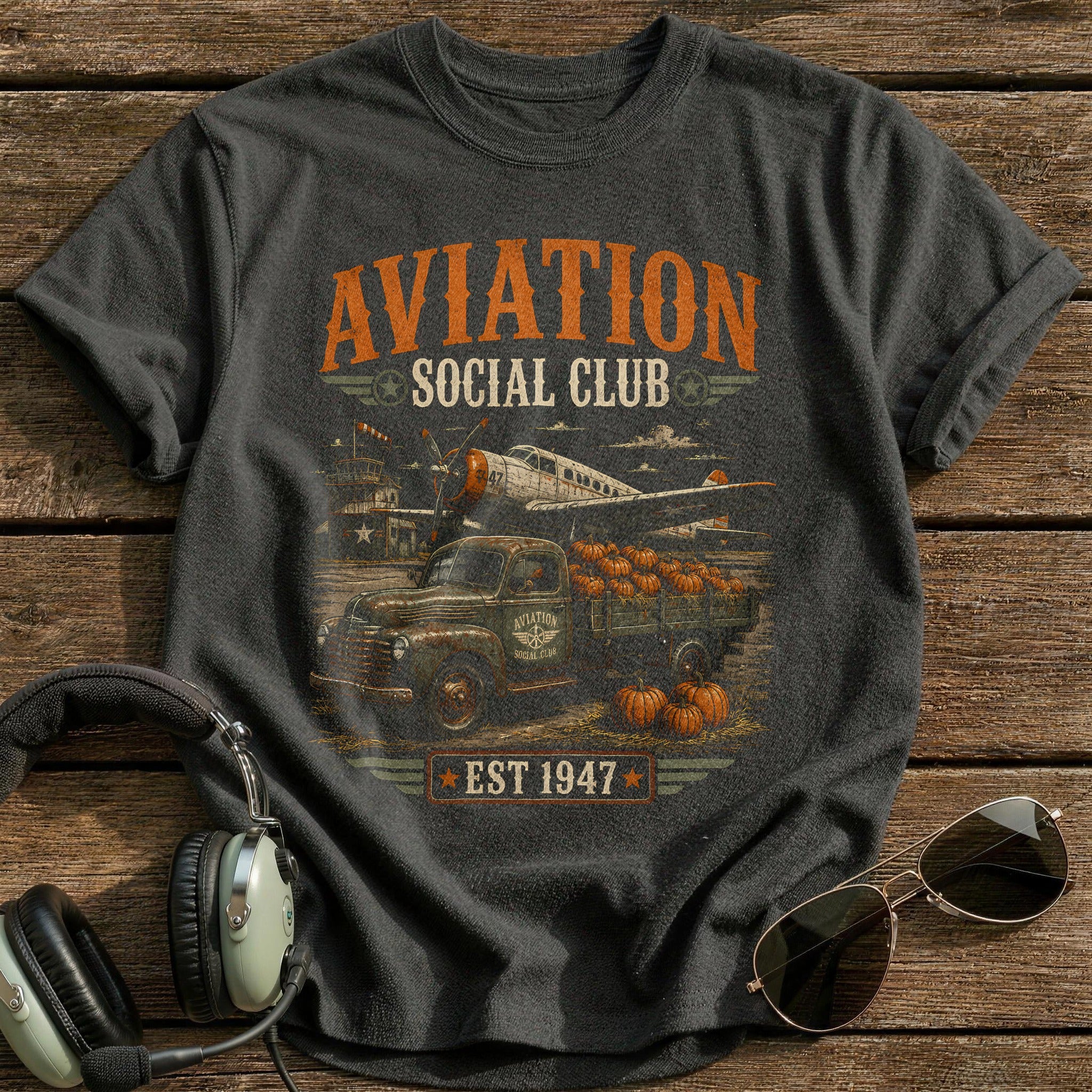 Aviation Social Club 15 - Charcoal