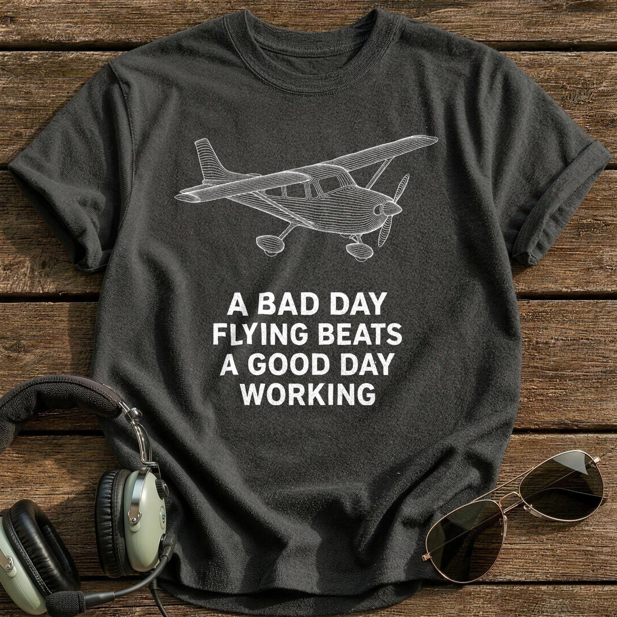 Bad Day Flying 23 T-Shirt - Charcoal