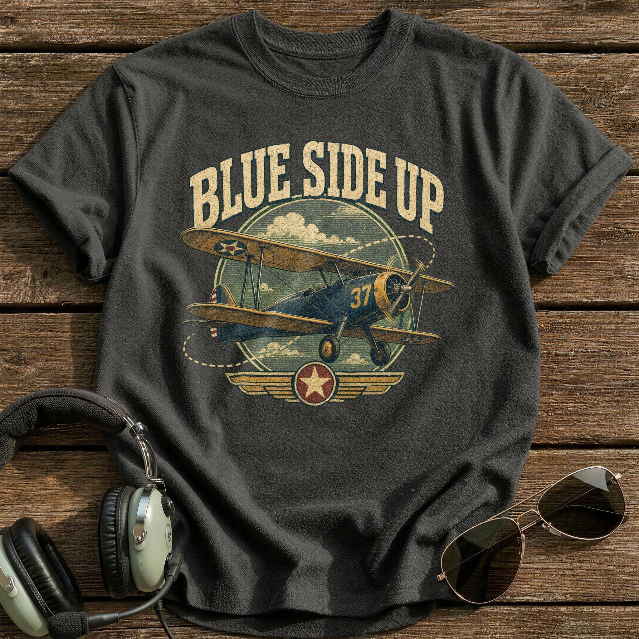 Blue Side Up - Charcoal