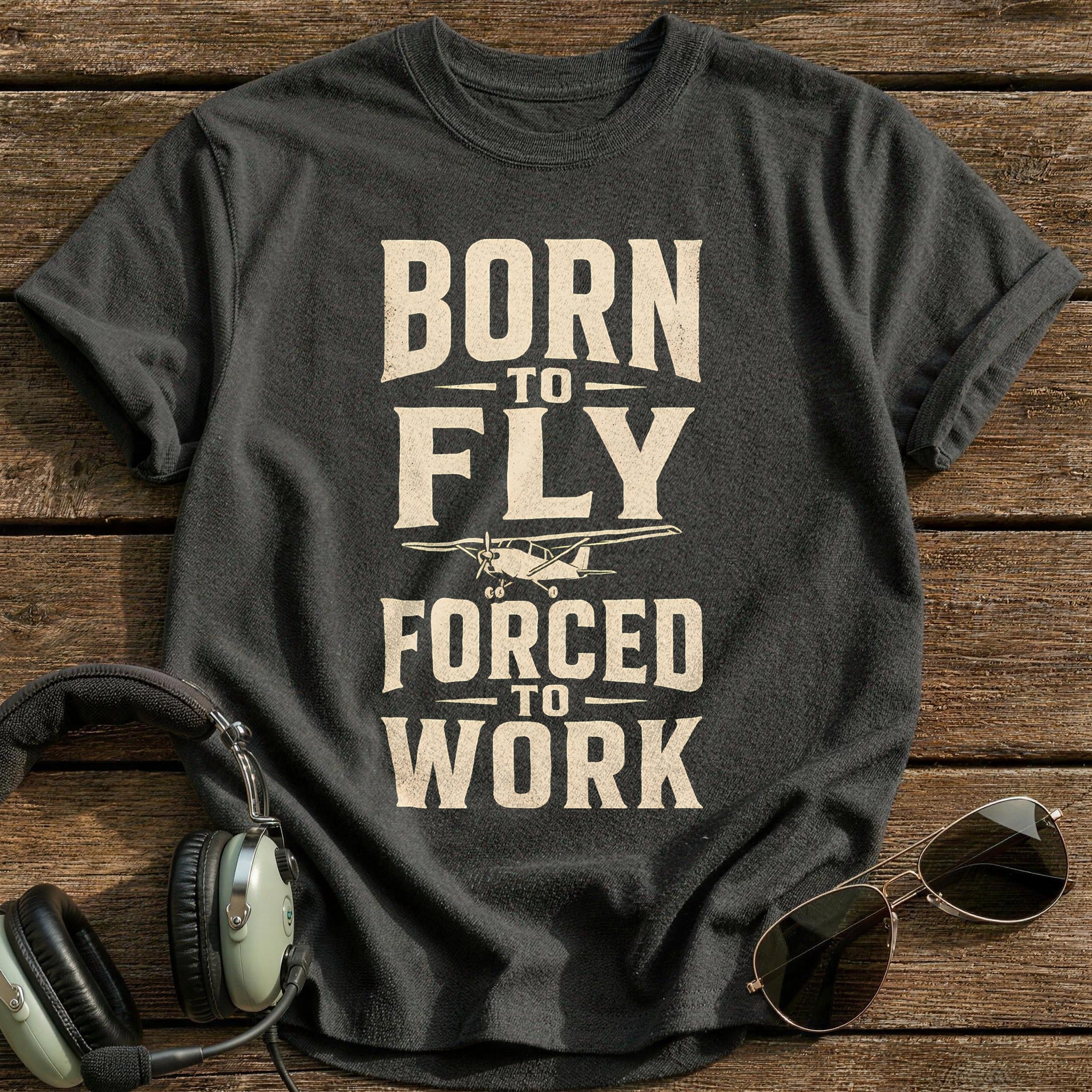 Born To Fly, Forced To Work - Charcoal