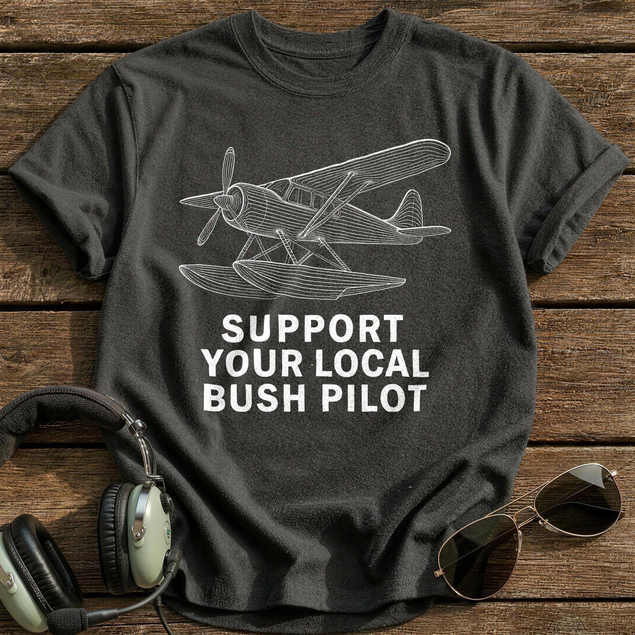 Bush Pilot 97 T-Shirt - Charcoal