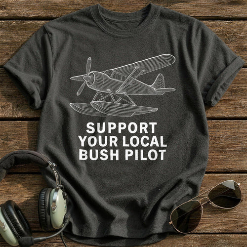 Bush Pilot 97 T-Shirt - Charcoal