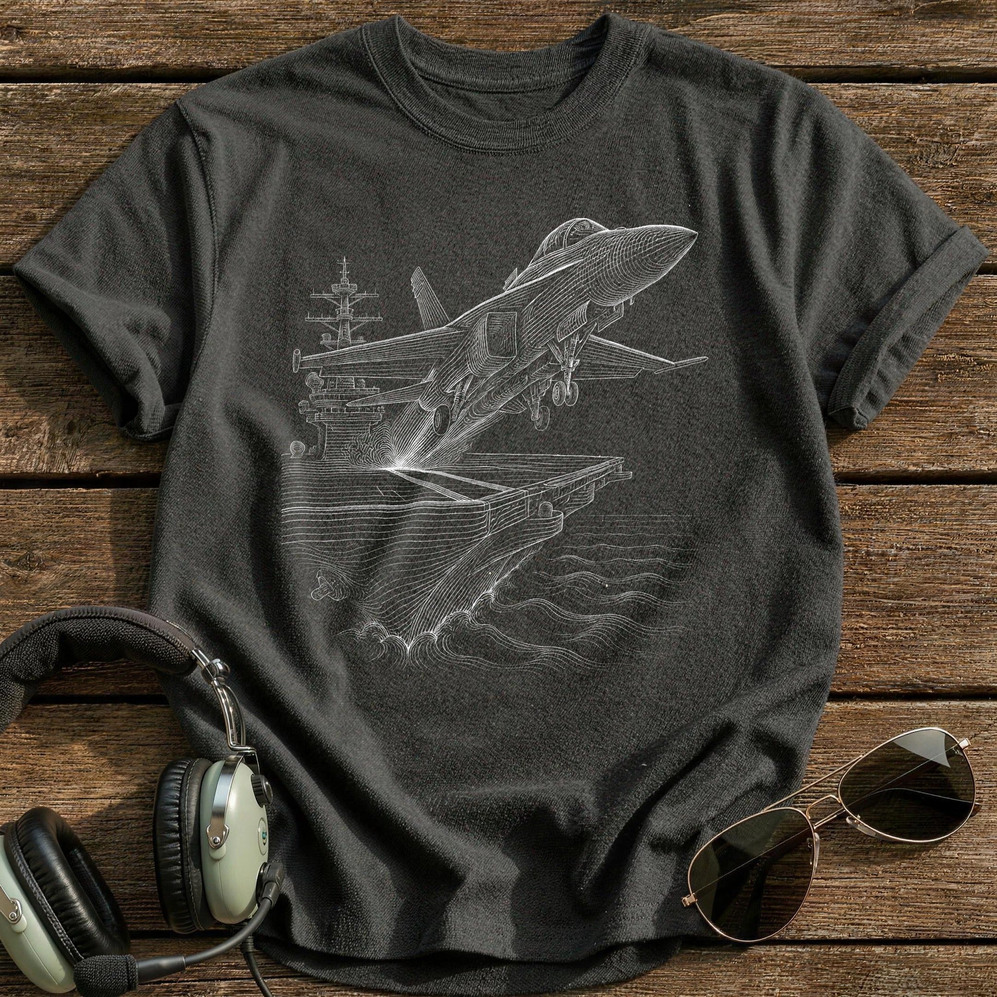 Carrier Launch 50 T-Shirt - Charcoal