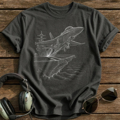 Carrier Launch 50 T-Shirt - Charcoal