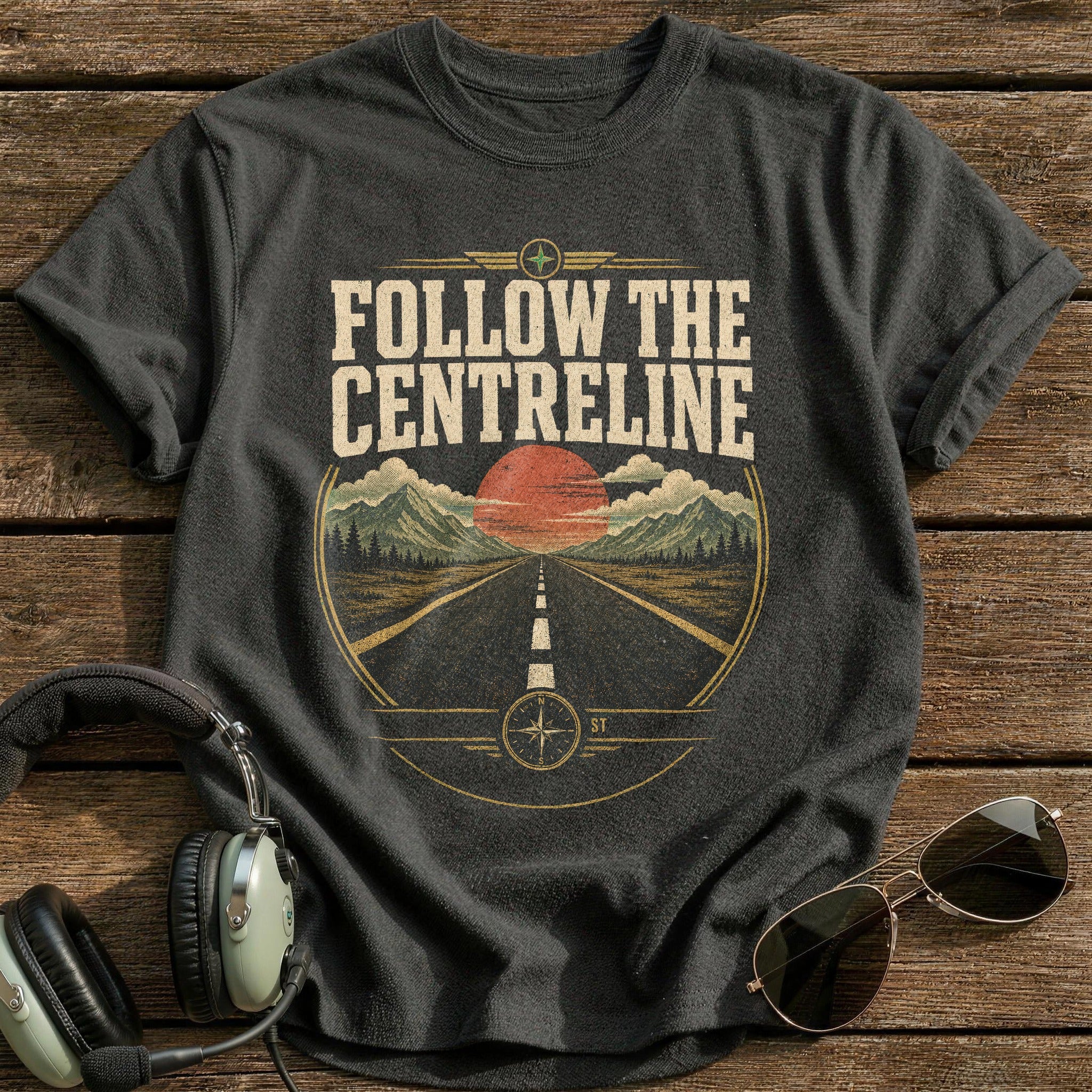 Centreline T-Shirt - Charcoal